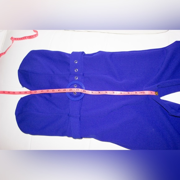 Haute Monde | Strapless Jumpsuit | Royal Blue | Small - Picture 6 of 9